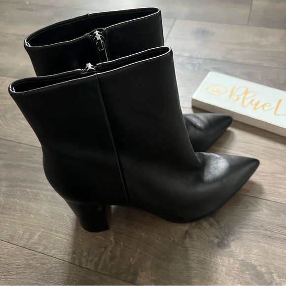 Marc Fisher Ulani Black Pointed Toe Boots NWOT - Picture 3 of 10